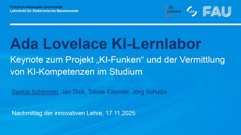 LEB beim Nachmittag der innovativen Lehre